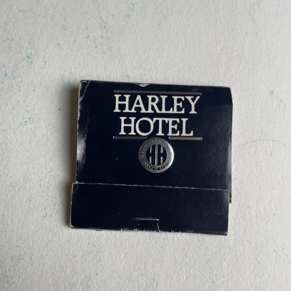 Harley Hotel, We're Going To‎ Be Your Favorite Hotel, Vintage Matchbook Rare